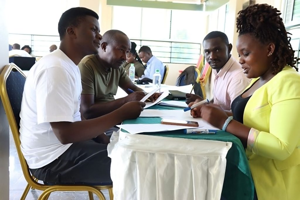 Group 3 youth discussion on the religious and cultural barriers towards access of youth friendly SRHR services at Makueni County.