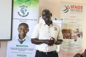 Dr Bob Awino; Director of Health in Siaya county.